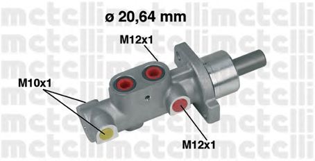 Главный тормозной цилиндр METELLI 05-0296