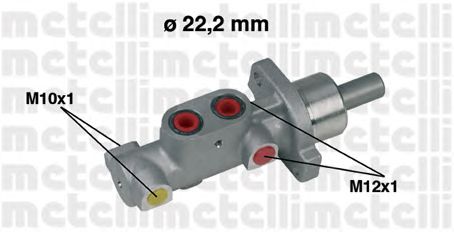 Главный тормозной цилиндр METELLI 05-0359