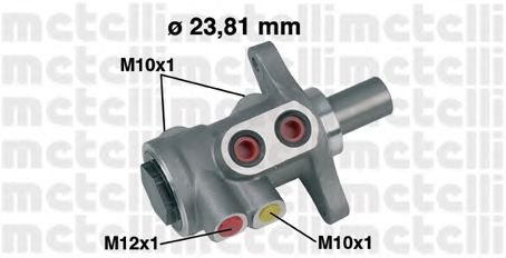 Главный тормозной цилиндр METELLI 05-0455