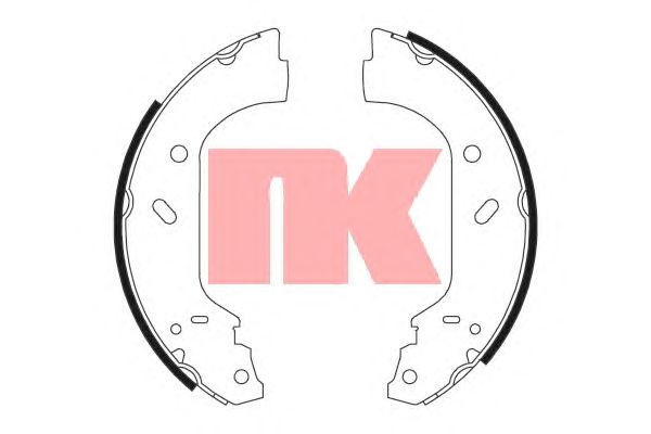 Тормозные колодки NK 2719588