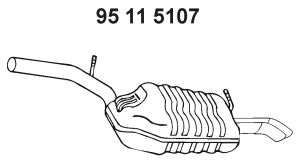 Глушитель EBERSPACHER 95 11 5107