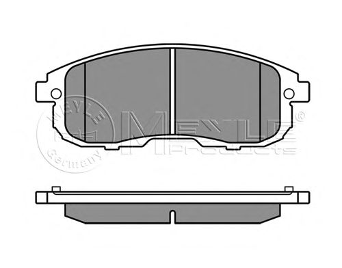Тормозные колодки MEYLE 025 242 8016/W