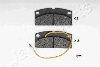 Тормозные колодки JAPANPARTS PA-021AF