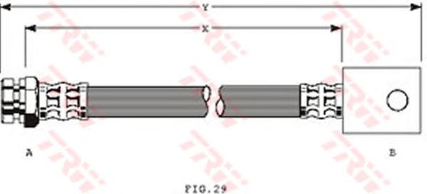 Гальмівний шланг TRW PHA325