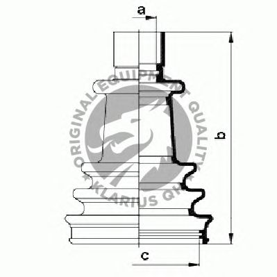Комплект пыльника ШРУСа QH International QJB2536