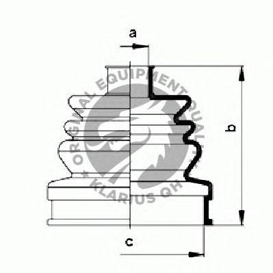 Комплект пыльника ШРУСа QH International QJB369