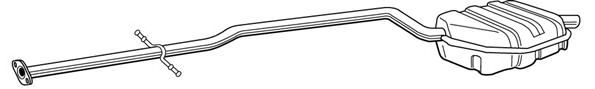 Глушитель WALKER 22684