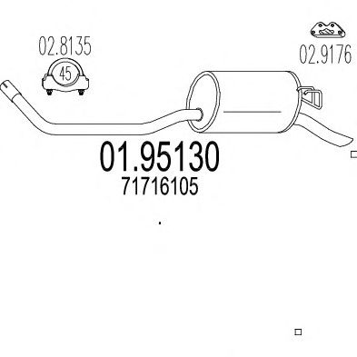 Глушник MTS 01.95130