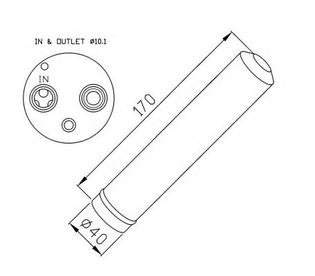 Осушитель кондиционера NRF 33285