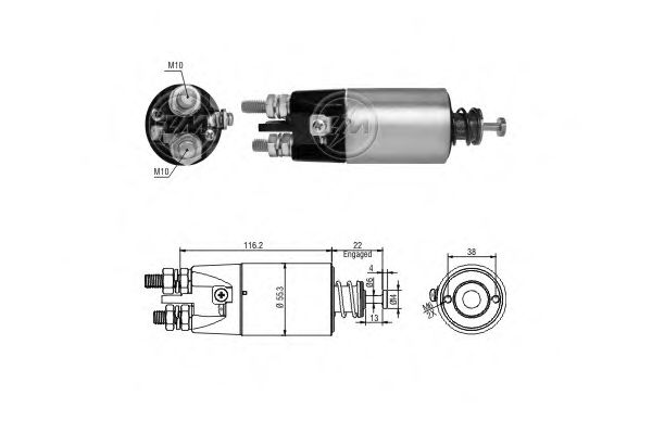 Втягивающее реле ERA ZM3897