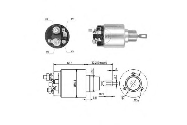 Втягивающее реле ERA ZM874