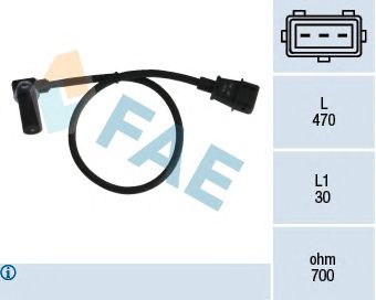 Датчик положения коленвала, распредвала FAE 79015