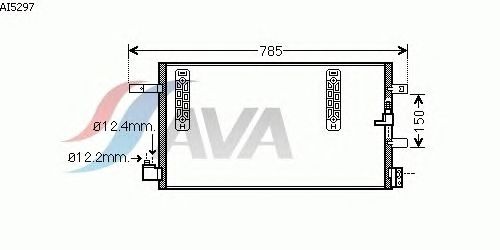 Радиатор кондиционера AVA QUALITY COOLING AI5297
