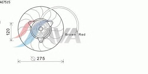 Вентилятор охлаждения AVA QUALITY COOLING AI7515