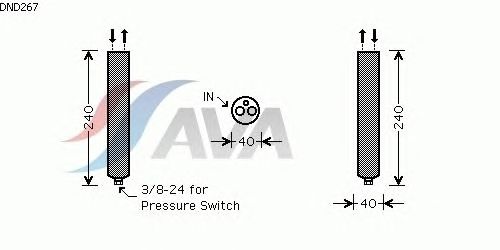 Осушитель кондиционера AVA QUALITY COOLING DND267