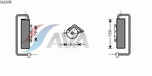 Осушитель кондиционера AVA QUALITY COOLING OLD335
