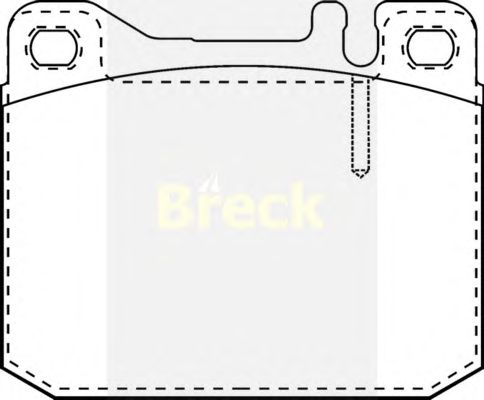 Тормозные колодки BRECK 20341 00 701 10