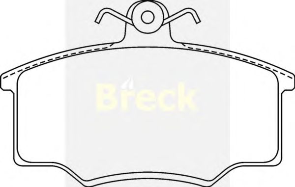 Тормозные колодки BRECK 20574 00 701 00