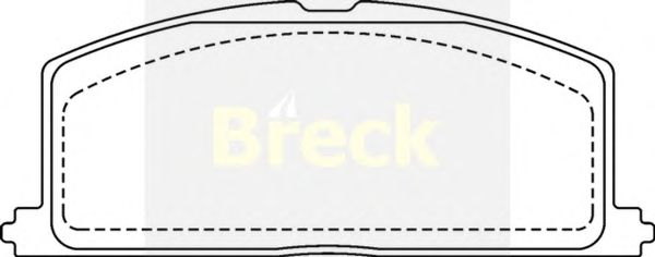 Тормозные колодки BRECK 20870 00 701 10