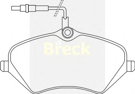Тормозные колодки BRECK 24133 00 701 10