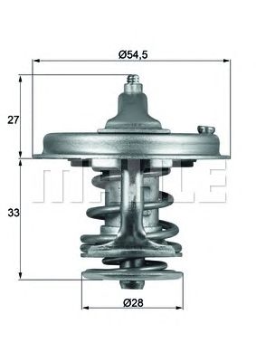 Термостат MAHLE ORIGINAL TX 78 83