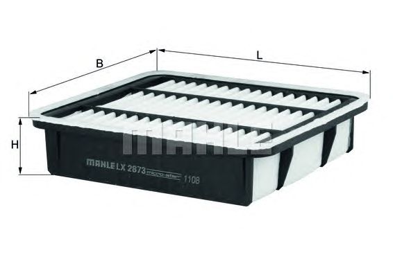 Воздушный фильтр MAHLE ORIGINAL LX 2873