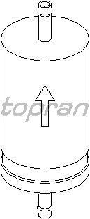 Паливний фільтр TOPRAN 103 993