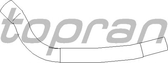 Шланг радиатора TOPRAN 501 577