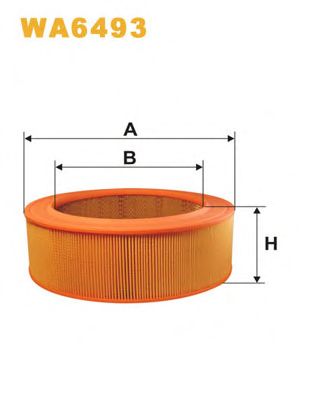 Воздушный фильтр WIX FILTERS WA6493