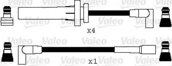 Комплект высоковольтных проводов VALEO 346054