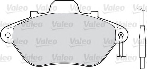 Тормозные колодки VALEO 598029
