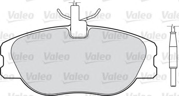 Тормозные колодки VALEO 540549
