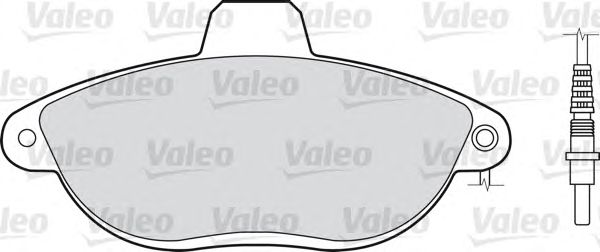 Тормозные колодки VALEO 598073