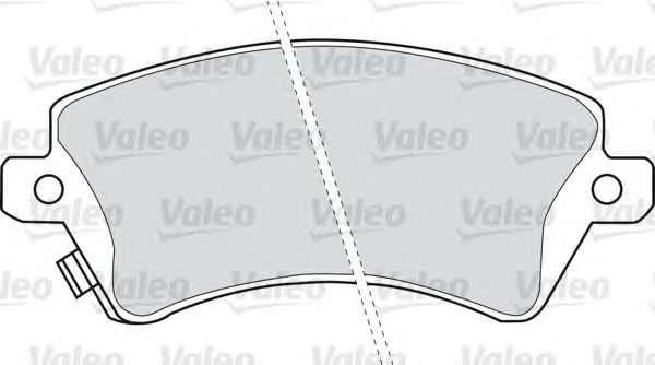 Тормозные колодки VALEO 598679
