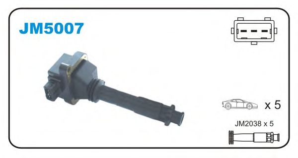 Катушка зажигания JANMOR JM5007