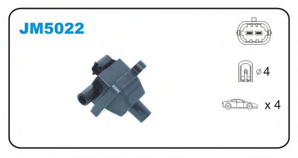 Катушка зажигания JANMOR JM5022