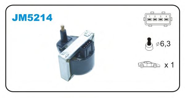 Катушка зажигания JANMOR JM5214