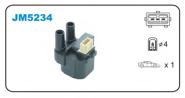 Катушка зажигания JANMOR JM5234