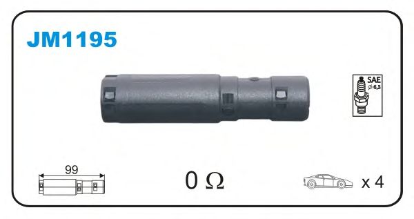 Вилка, катушка зажигания JANMOR JM1195S