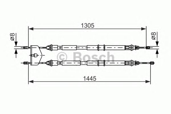 Трос ручника BOSCH 1 987 477 732