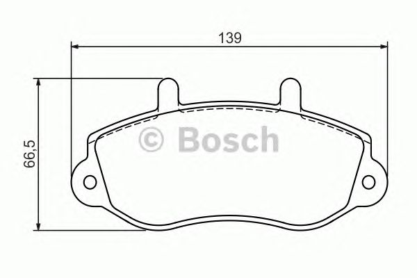 Тормозные колодки BOSCH 0 986 494 288