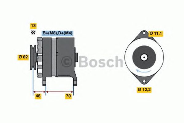 Генератор BOSCH 0 120 488 252