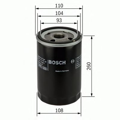 Масляний фільтр BOSCH 0 451 104 010