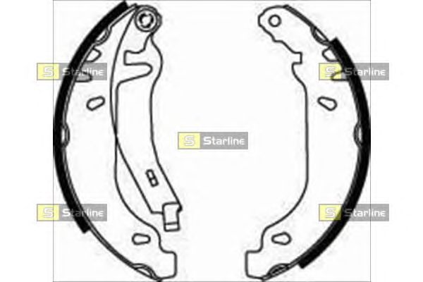 Тормозные колодки STARLINE BC 07820