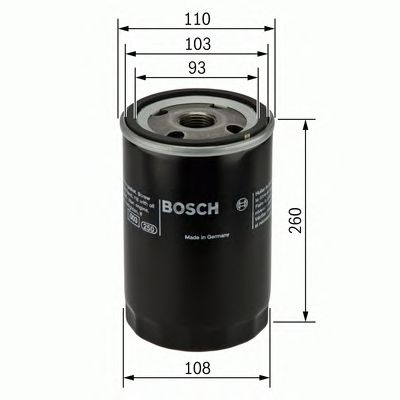 Масляный фильтр BOSCH F 026 407 105
