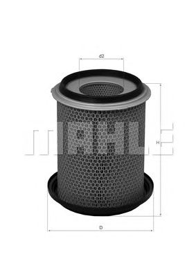 Воздушный фильтр KNECHT LX 755