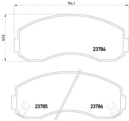 Тормозные колодки TEXTAR 2378401