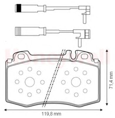 Тормозные колодки JURID 573152J-AS