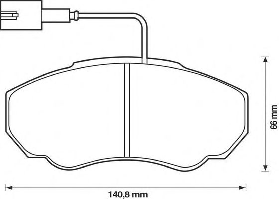 Тормозные колодки JURID 573113J