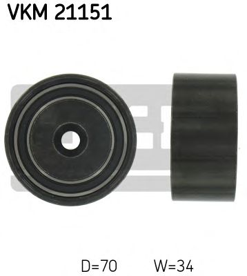 Направляющий / паразитный ролик ремня ГРМ SKF VKM 21151